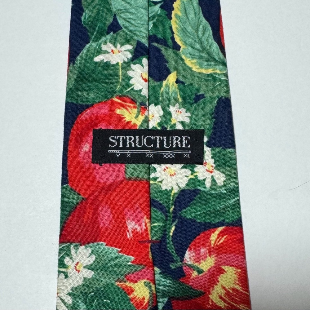 Vintage 90s Structure Tie - Picture 4 of 5